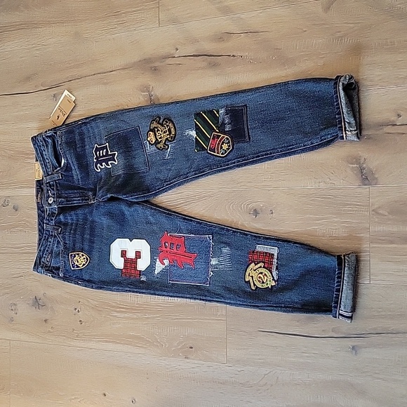 NWT Ralph Lauren Astor Slim Boyfriend Jean size 14 years - Picture 5 of 12